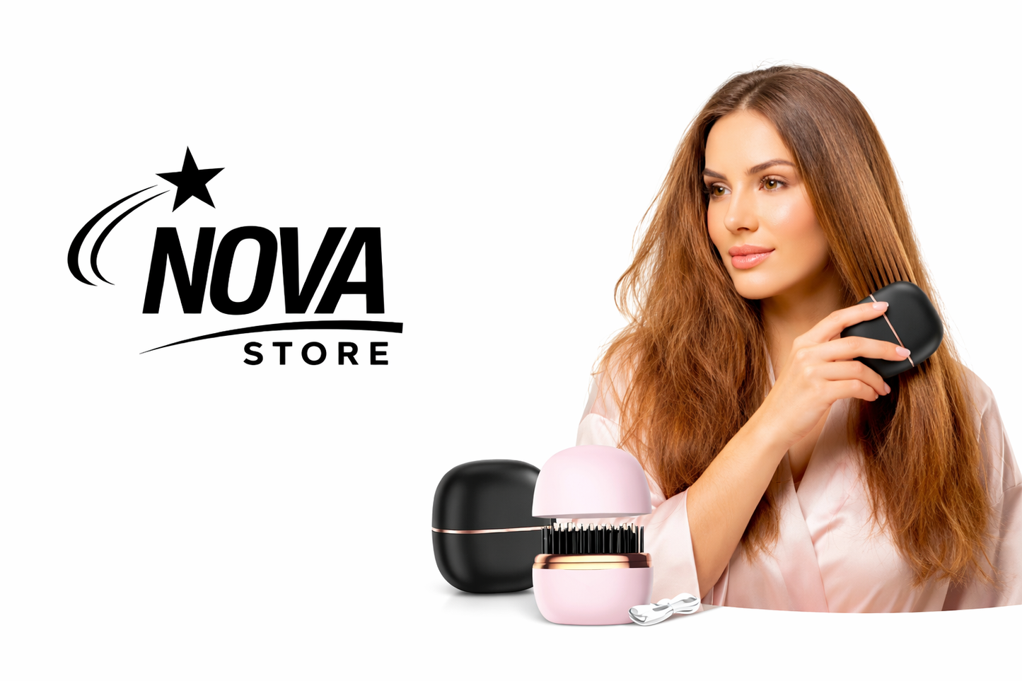PEINE ALISADOR ELECTRICO PARA CABELLO